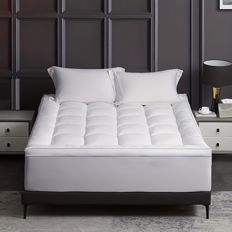 [Ultra-Soft Quilted Cooling] Mattress Topper Pad, Pillow Top Mattress Topper, Ultra-Soft Quilted Cooling Mattress Protector, Suitable for 8-24 Inch Deep Mattresses, 450/900G/1200GSM Filling Options