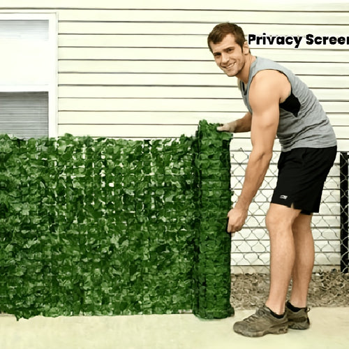 [Garden Patio Privacy] Realistic Artificial Ivy Privacy Fence 119" X 40", Perfect For Enhancing Garden Patio Privacy & Aesthetics