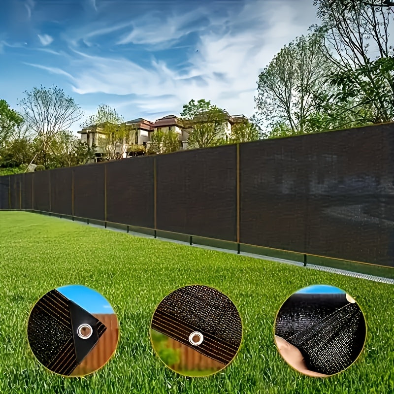 Outdoor Shade Canvas - 93% Sunshade, UV And Wind Resistant Heavy Duty HDPE Fabric, Black Rectangular Canopy for Patio, Gazebo, Patio, Lawn, Backyard Sunshade
