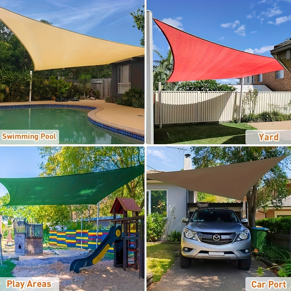 1pc Multi-Purpose Sunshade Net, Sunshade Cloth Net, Encrypted And Thickened Net, Home Balcony Sunshade Net, Thermal Insulation Net, Agricultural Greenhouse Vegetable Sunshade Net, Balcony Privacy Net (90% Sunshade Rate)