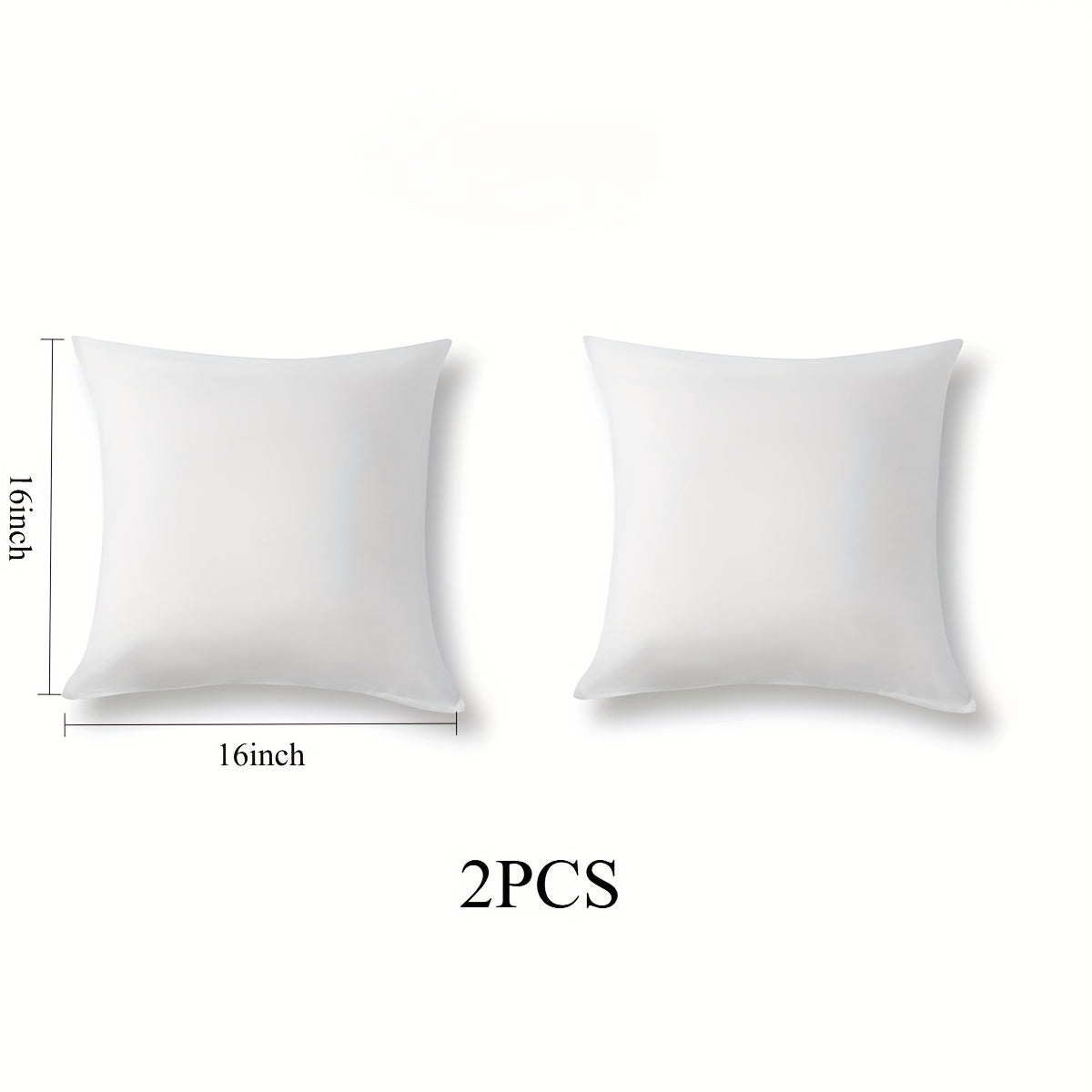 2/4pcs Pillow Inserts for Hammock - 100% Hypoallergenic Virgin Fiber - Outdoor Camping Square/Rectangle Throw Pillows (12X20/16X16/18X18)