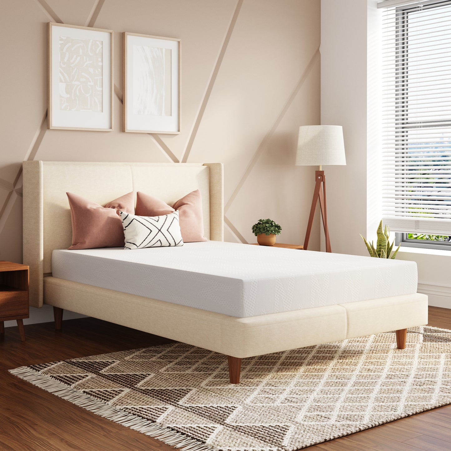 Novilla Bed Mattress, 6 10 12 Inch Twin Full Queen King Size Mattress with Gel Memory Foam for Cooling Night Sleep For Support Comfort