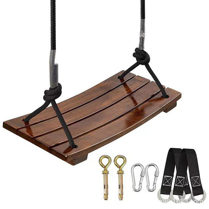 Tree Swing for Adults Full Plank Flat Board Swing Outdoor Hanging Swing for Tree Backyard Porch Playground Family Couples Gift
