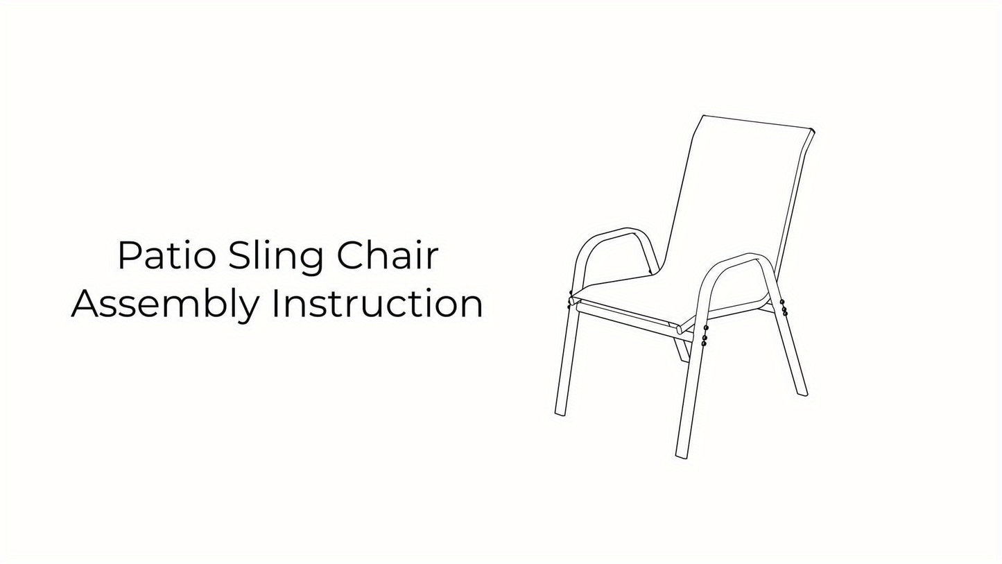 2/4/6pcs Outdoor Chairs Set, Comfortable All-Season Textilene Metal Outdoor Chairs Set, Quickly Install Patio Dining Chairs with Widen Seat And High Back, Outdoor Table Chairs with Sturdy Metal Frame for Deck, Pool, Father's Day Gifts