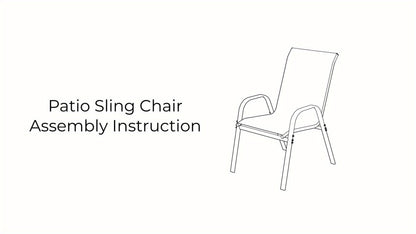 2/4/6pcs Outdoor Chairs Set, Comfortable All-Season Textilene Metal Outdoor Chairs Set, Quickly Install Patio Dining Chairs with Widen Seat And High Back, Outdoor Table Chairs with Sturdy Metal Frame for Deck, Pool, Father's Day Gifts