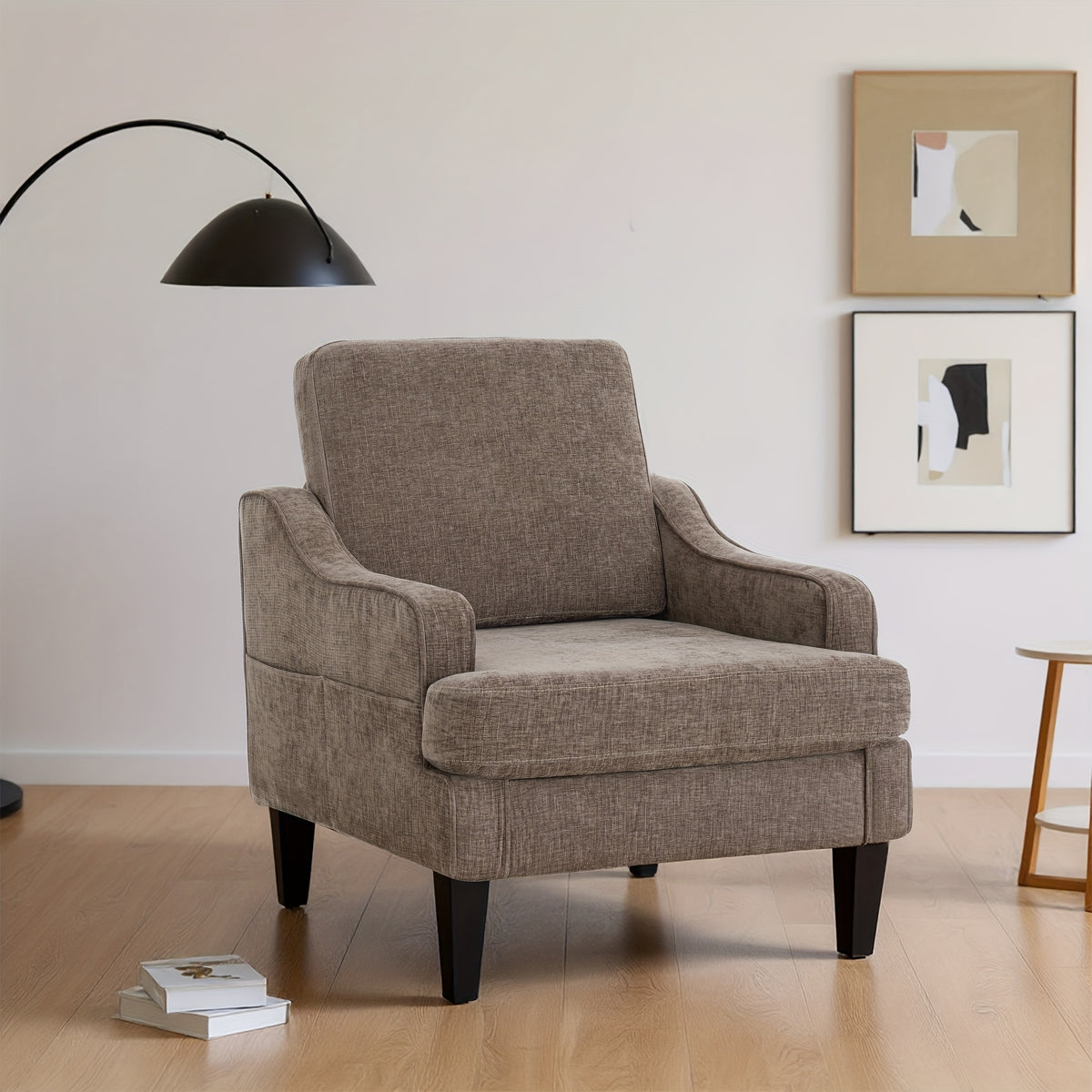 Accent Chair shown in the Brown option