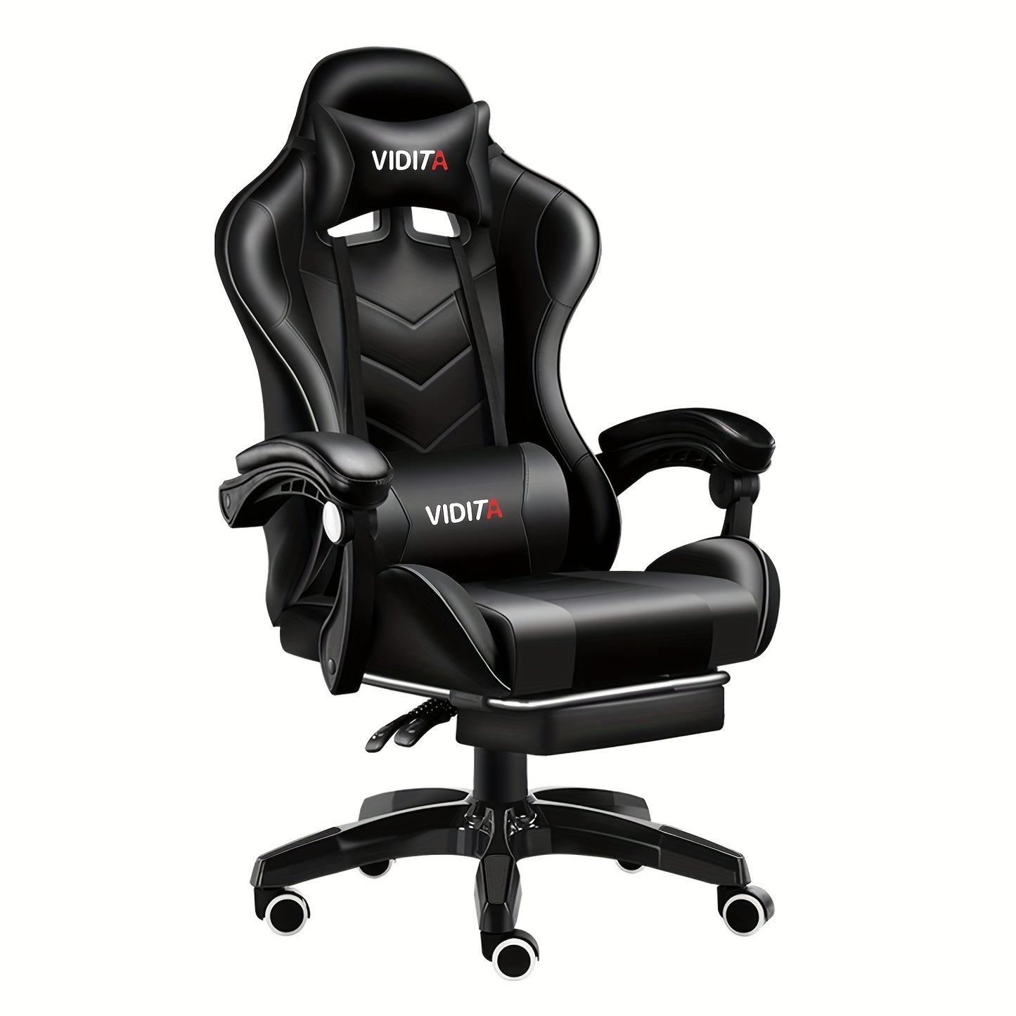 Video Game Chairs W/ Footrest, Big And Tall Gamer Chair for Adults, Racing Style Computer Chair with Headrest And Lumbar Support
