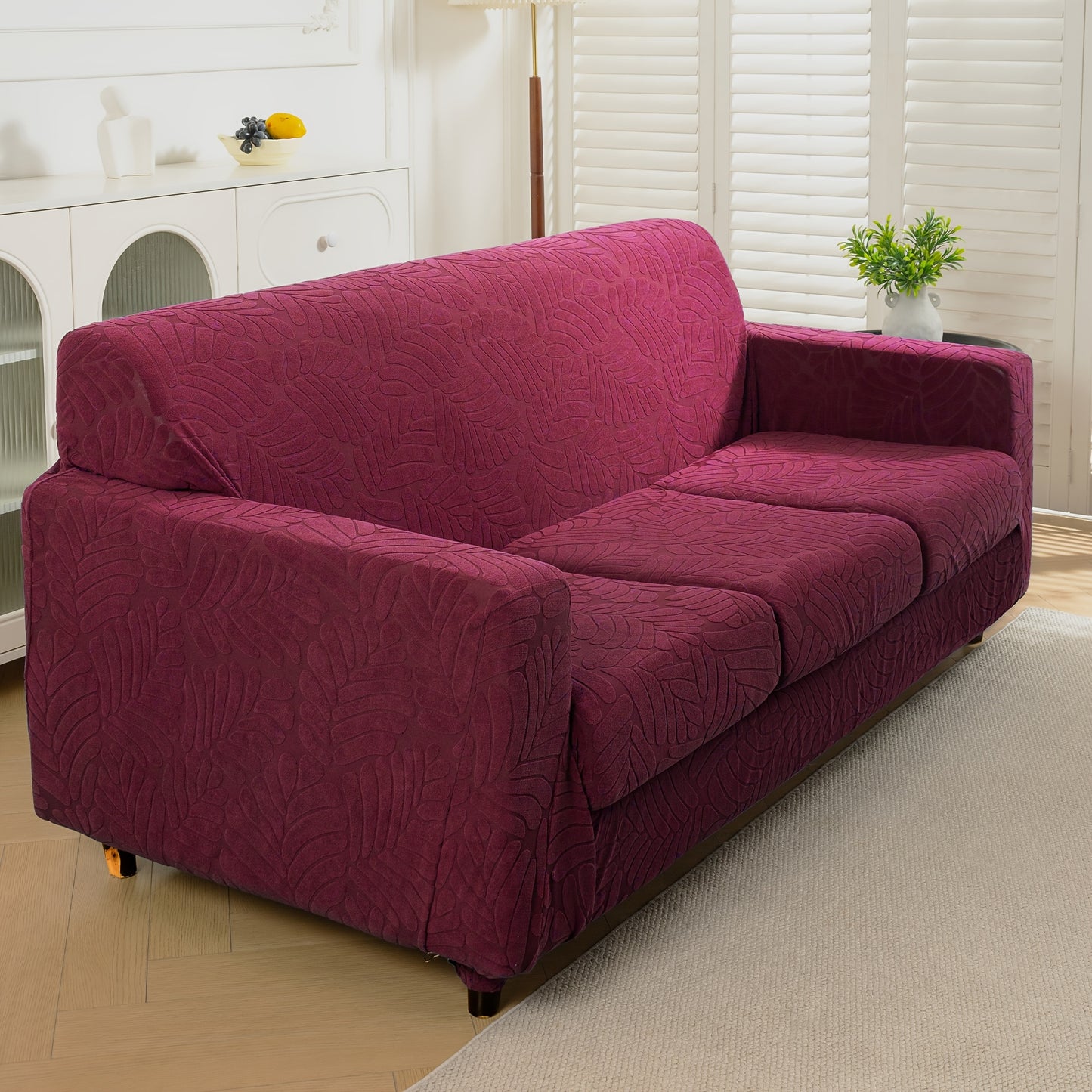 [Waterproof Cushion Covers] Outdoor Patio Cushion Covers Set of 8/10 Waterproof Stretch Seat Cushion Cover for Patio Furniture Outdoor Sofa Cushion Cover Replacement Couch Slipcovers Chair Seat Cover