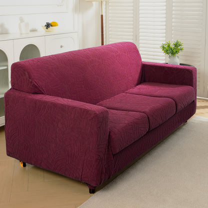 [Waterproof Cushion Covers] Outdoor Patio Cushion Covers Set of 8/10 Waterproof Stretch Seat Cushion Cover for Patio Furniture Outdoor Sofa Cushion Cover Replacement Couch Slipcovers Chair Seat Cover