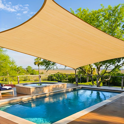 1pc Multi-Purpose Sunshade Net, Sunshade Cloth Net, Encrypted And Thickened Net, Home Balcony Sunshade Net, Thermal Insulation Net, Agricultural Greenhouse Vegetable Sunshade Net, Balcony Privacy Net (90% Sunshade Rate)