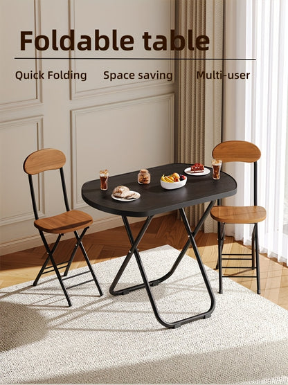 Stable Tray Table with No Assembly Required, TV Dinner Tray for Eating, Foldable Snack Tables for Bed/Sofa/ Living Room