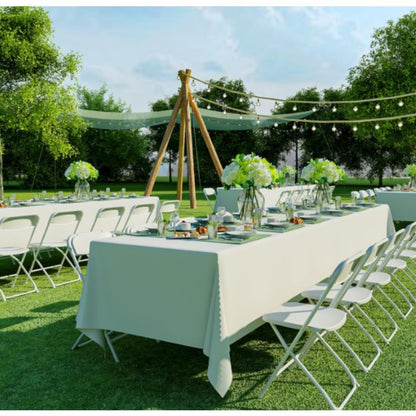 White Folding Chairs Set of 10 24 50 Pack, 350 lb Capacity Commercial Grade Stackable Plastic Chairs with Steel Reinforced Frame, Indoor Outdoor Wedding Banquet Party Office Restaurant