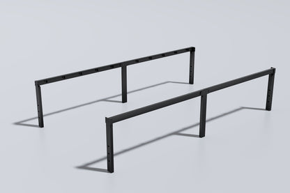Heavy-Duty Metal Bed Frame with Under-Bed Storage - Sturdy Mattress Foundation, -Free/ Easy Assembly (for all parts assembled), No Box Spring Needed, 12/14/16/18 Inch Bed Frame, Black, Low-Maintenance Bed Base for Small Spaces & Large