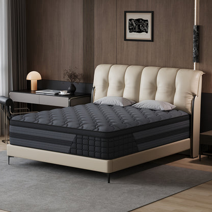 [Gel Memory Foam Mattress] Luxury Mattress 8" 10" 12" 14" Twin Full Queen King Size Gel Memory Foam Pocket Spring Hydird Mattress In A Box Medium Firm