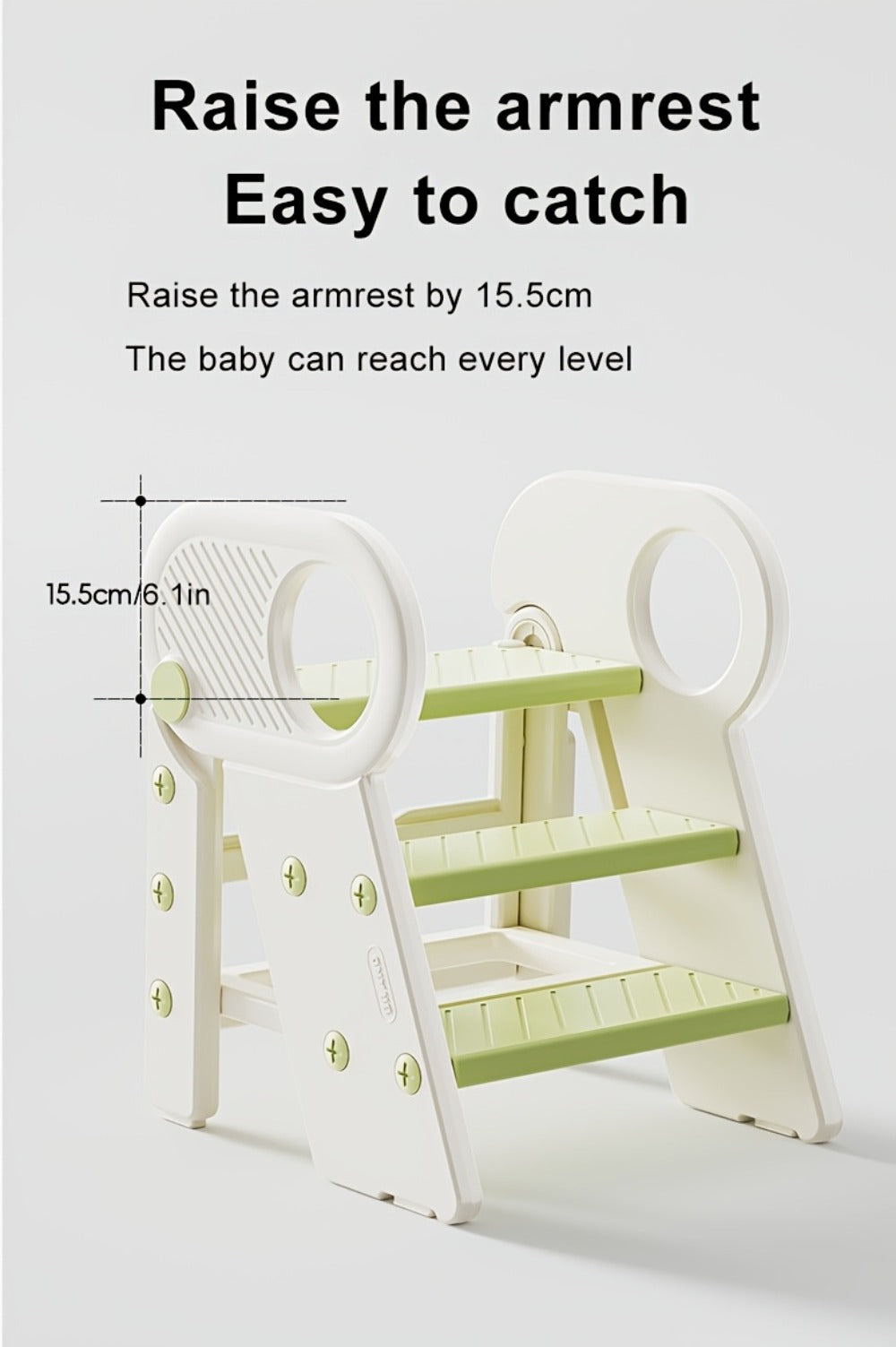 Kids Step Stool for Bathroom Sink Kitchen Counter, Adjustable 3 Step Stool for Toddler Toilet Potty Training Toilet Stool with Handles, Non-Slip Kids Step Ladder Learning Helper Tower