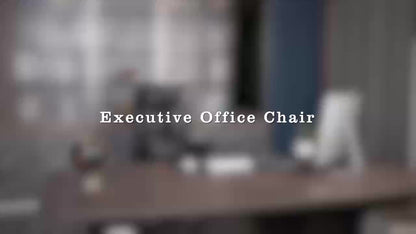 KERDOM Big & Tall Executive Office Chair with Footrest - Heavy Duty 500lbs Capacity Ergonomic High Back Reclining Chair, Adjustable Height, Lumbar Support & Manual Recline, Heavy-Duty Swivel Computer Desk Chair with Soft Cushioned & Backrest for Hom