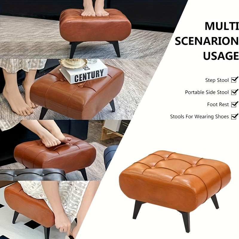 High Quality Stool/footstool&ottoman - Fashion Multi-functional Sofa Side Table, Shoe Bench, Suitable for Living Room, Corridor Hall, Bedroom, Home Decoration Furniture Home Furniture Tatami Inflatable Couch