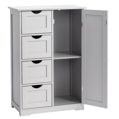 Bathroom Floor Cabinet with Open Shelves for Organized Everyday Storage detail image - detail view 5