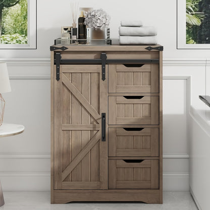 Bathroom Storage Cabinet with Sliding Doors and Adjustable Shelves detail image - detail view 20