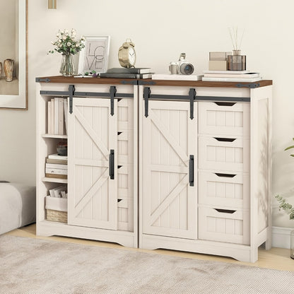 Bathroom Storage Cabinet with Sliding Doors and Adjustable Shelves detail image - detail view 9