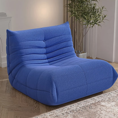 Bean Bag Chair shown in the Dark Blue option