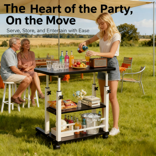 (1pc Pack) Heavy Duty 24 Inch Folding Table - Portable, Easy Storage & Tool-Free Assembly | Rectangle Banquet, Camping, Picnic, Party, Laptop & Patio Table for Small Spaces | Christmas Party Gift