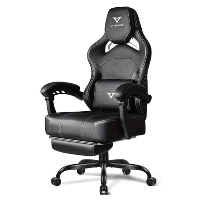 Big and Tall Oversized Gaming Chair with Footrest and High Back for Home Office detail image - detail view 8