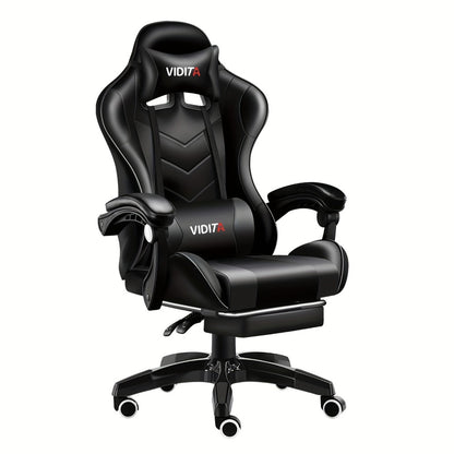 Big and Tall Tall Gaming Chair with Footrest and Lumbar Support and Multiple Color Options detail image - detail view 9