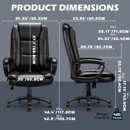 Big and Tall Tall Office Chair with High Back for Home Office detail image