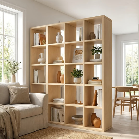 Bookshelf, Cube Storage 2 3 4 6 8 9 Cube Open Display Cabinet Thick Frame Floor Standing shown in the main product view
