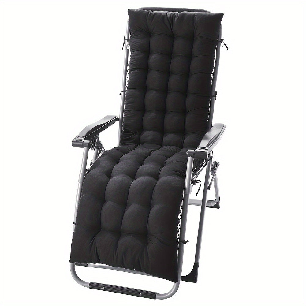 [Quilted Thick Padded] 1/2pcs Chaise Lounge Cushions Chair Cushion Sofa Lawn Furniture Recliner Cushion Pad 49"x19" Quilted Thick Padded Seat Cushion