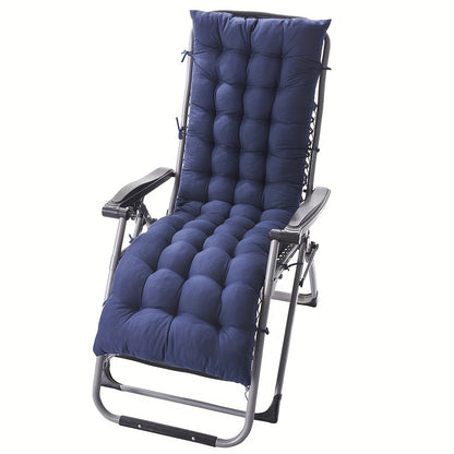 [Quilted Thick Padded] 1/2pcs Chaise Lounge Cushions Chair Cushion Sofa Lawn Furniture Recliner Cushion Pad 49"x19" Quilted Thick Padded Seat Cushion