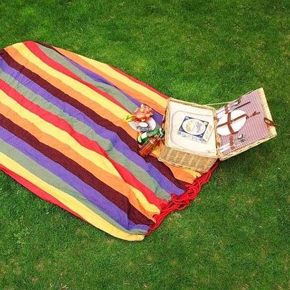 1 Portable Hammock - Anti-rollover Patent + Widened Load-bearing Fabric Surface, Turning Garden Camping Into A Comfortable Sleeping Bed In Seconds! Comes with A Handbag & High-strength Ropes, Say Goodbye to Complex Assembly, Suitable for All