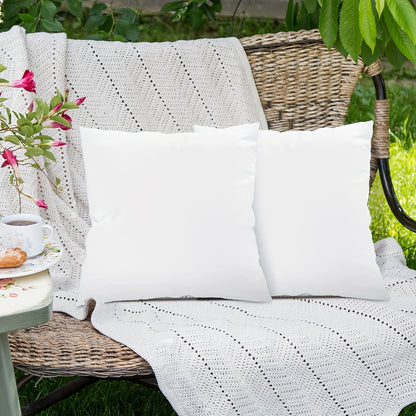 [Large Throw Pillows] 4pcs 18×18/20X20/12X20 in Pillow Inserts, Large Throw Pillows Insert, High Quality Couch Pillows, Square Pillow for Patio, Furniture, Bed, Living Room, Garden, White