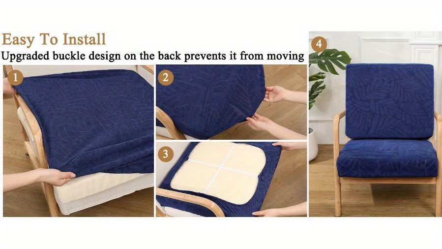 [Waterproof Cushion Covers] Outdoor Patio Cushion Covers Set of 8/10 Waterproof Stretch Seat Cushion Cover for Patio Furniture Outdoor Sofa Cushion Cover Replacement Couch Slipcovers Chair Seat Cover