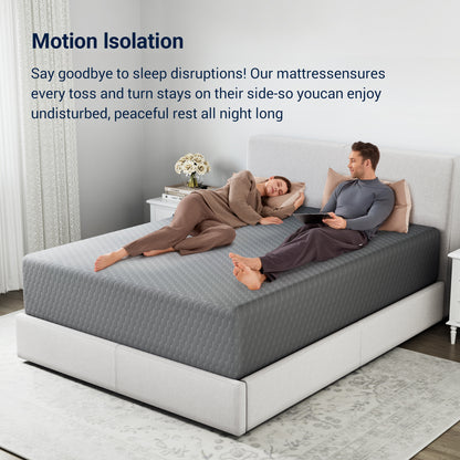 Novilla 6 8 10 12 inch Cooling Gel Memory Foam Mattress, Medium Firm, Mattress in a Box