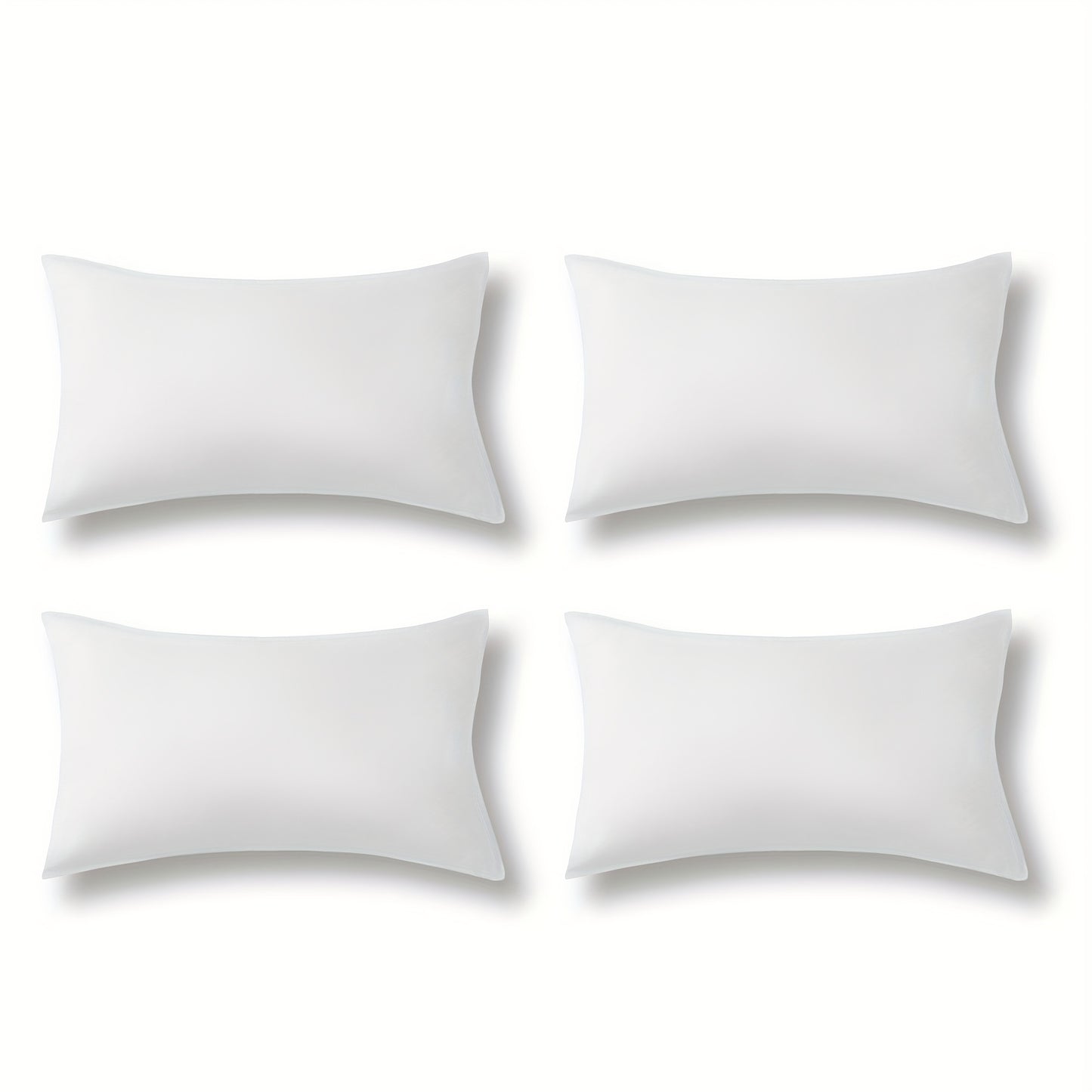 2/4pcs Pillow Inserts for Hammock - 100% Hypoallergenic Virgin Fiber - Outdoor Camping Square/Rectangle Throw Pillows (12X20/16X16/18X18)
