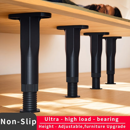 4 Or 8 Pack Heavy - Duty, Height - Adjustable Bed Frame Support Legs (5.31" - 8.66") - Sturdy Furniture Center Board Struts for Beds, Sofas, And Dressers - High - Quality, Non - Slip Plastic Build - Perfect for Home Renovation And Furniture Upgrades