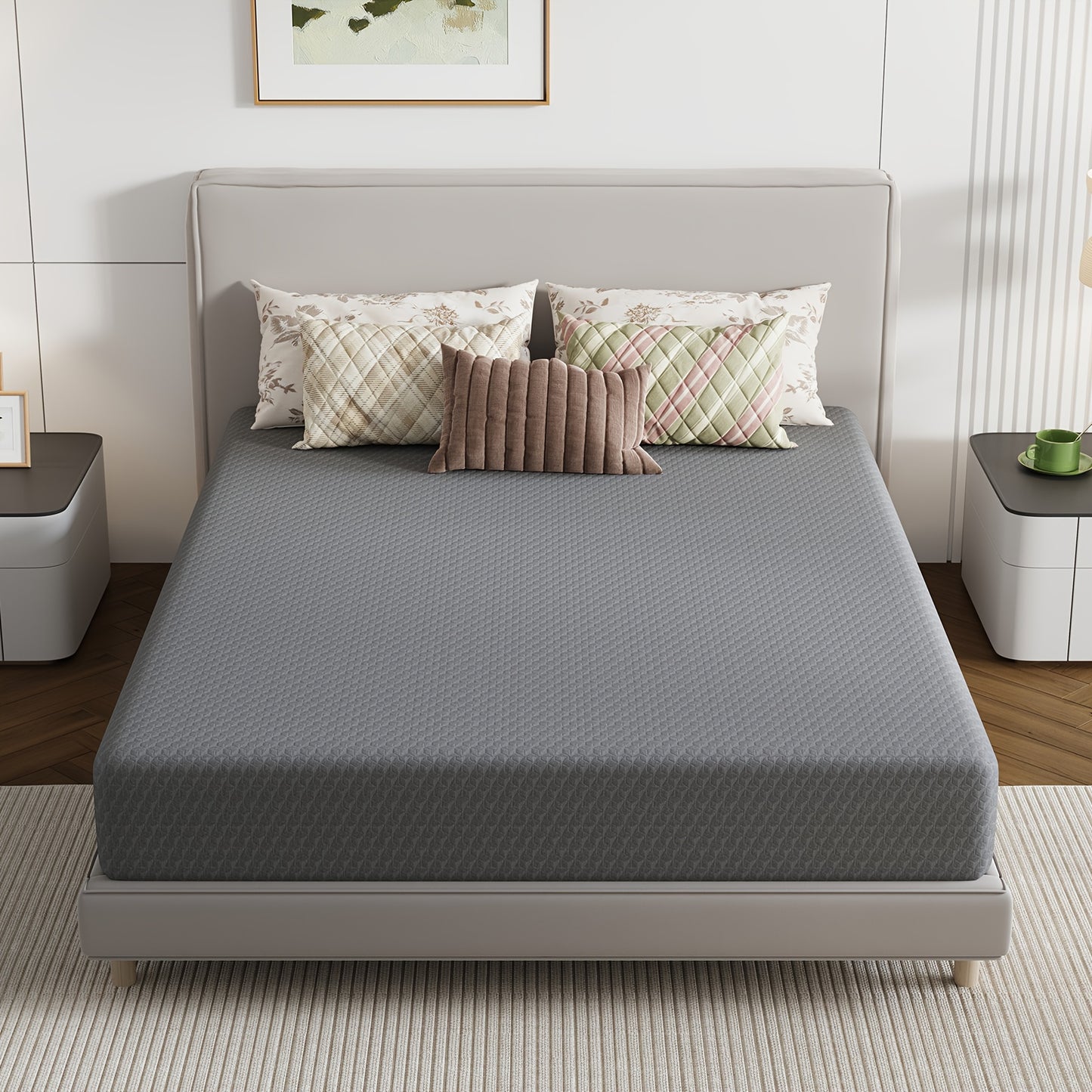 Novilla 6/8/10/12 Inch Gel Memory Foam Mattress with Thermally Balanced Foam Core for Cool Night Sleep, Medium Firm, Mattress In A Box