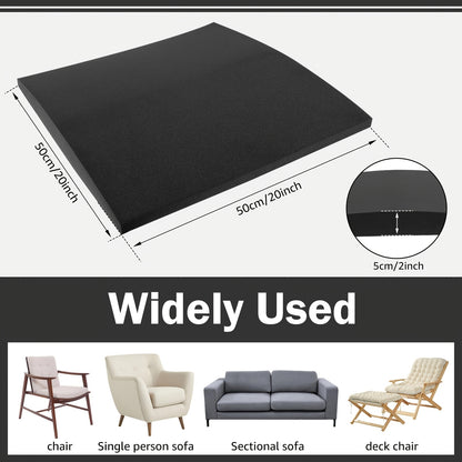 3pcs Furniture Seat Support 20 "x 20" High-density Foam Couch Sofa Cushion Support Cushion SAG Repair Replacement for Sofa Couch Loveseat Chair Sagging Sea