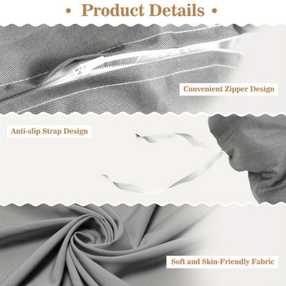 Chair Cushion with Adjustable Headrest for Comfortable Everyday Seating in Patio detail image - detail view 4