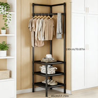 Black three-layer storage