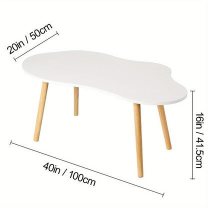Coffee Table, Modern Accent Table for Work, Display, and Everyday Use detail image - detail view 12
