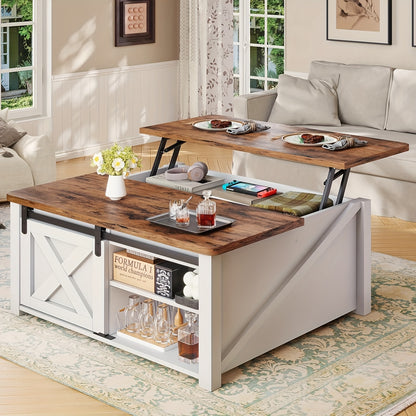 Coffee Table shown in the White option