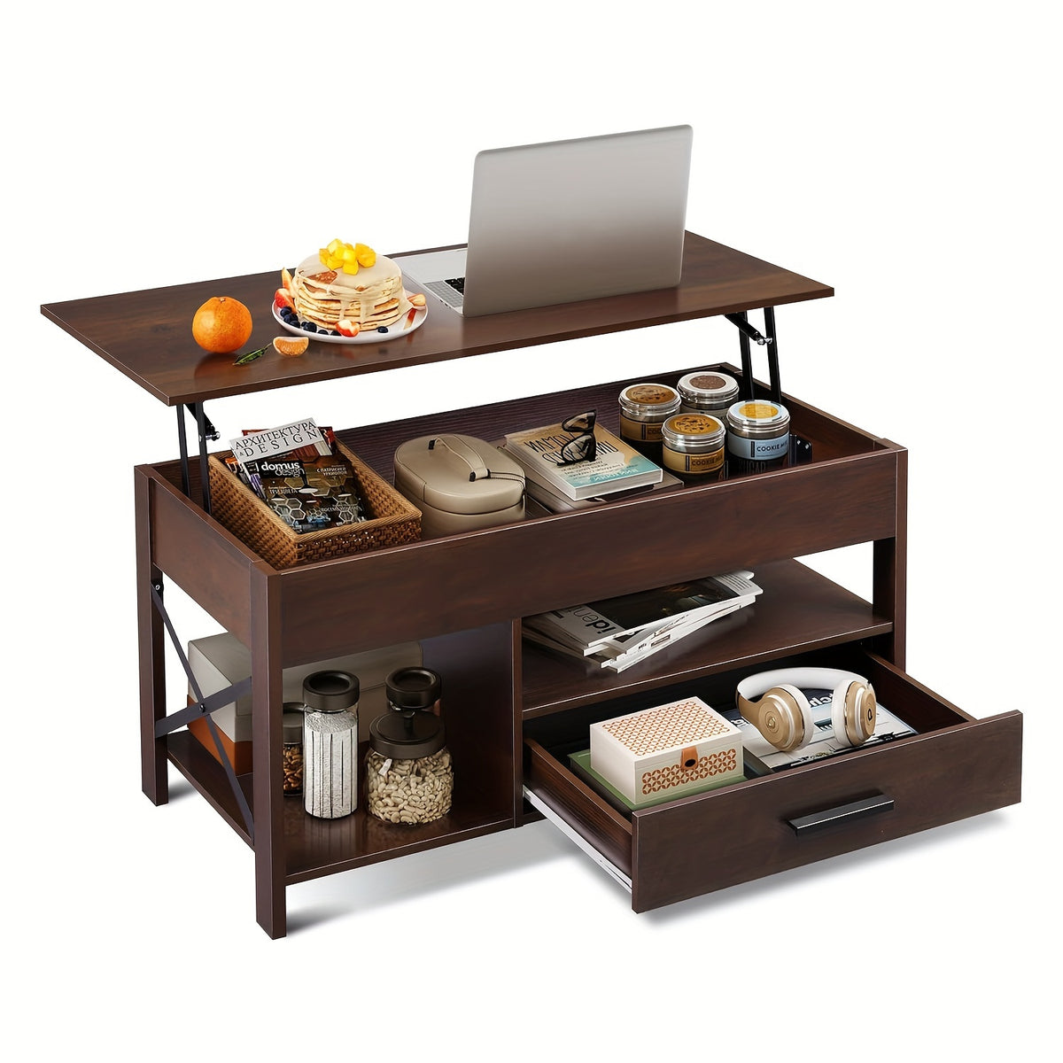 Coffee Table shown in the Espresso option
