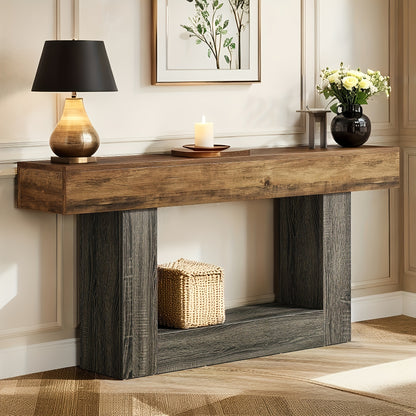 Console Table shown in the Black&Brown Color option