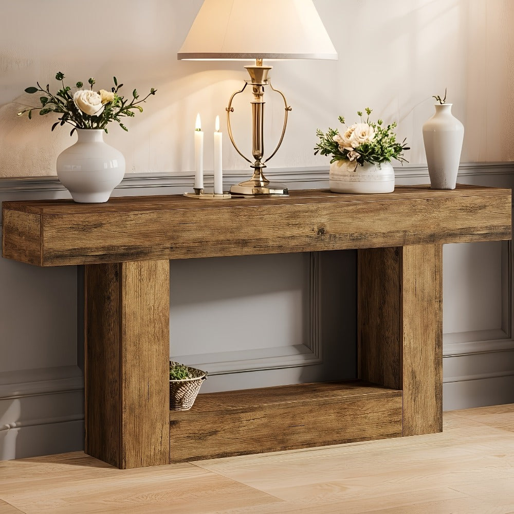Console Table, Entryway Sofa Table for Work, Display, and Everyday Use detail image - detail view 3