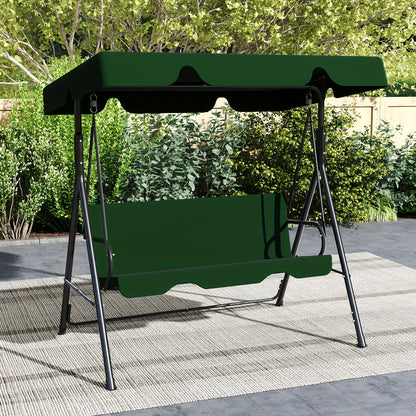 Outdoor Swing for Adults, Covered with Canopy, Equipped with Heavy Duty Stand & Adjustable Bracket, Perfect for Backyard, Garden Or Lawn, Patio Swing Set