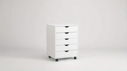 with Wheels Removable Storage Cabinet Organizing Drawers, Suitable for, Office, Bedroom, Living Room, Large Capacity, 2 Drawer Cloth Cabinet, Occupies Less Space, Suitable for Putting Office, Buy as Needed