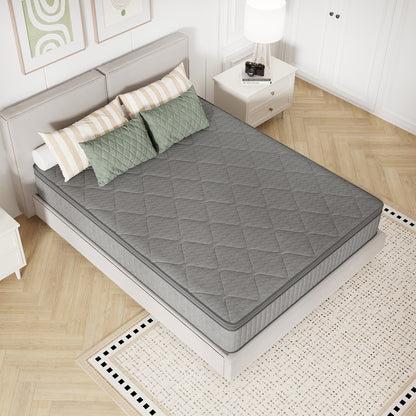 SweetNight 6/8/10/12/14 inch Memory Foam Hybrid Mattress With Pocket Springs, Twin Xl, Full, Queen, King, Sizes In A Box, Medium Firm, Mattresses For Support Comfort, Fiberglass-Free